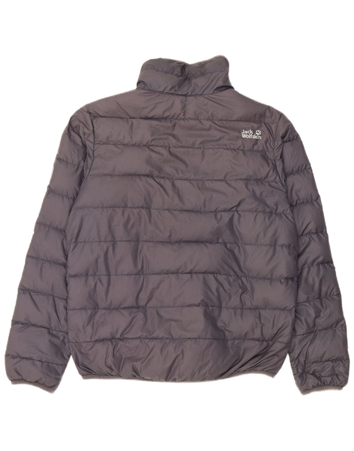Мужская стеганая куртка Jack Wolfskin UK 38, средний серый полиэстер