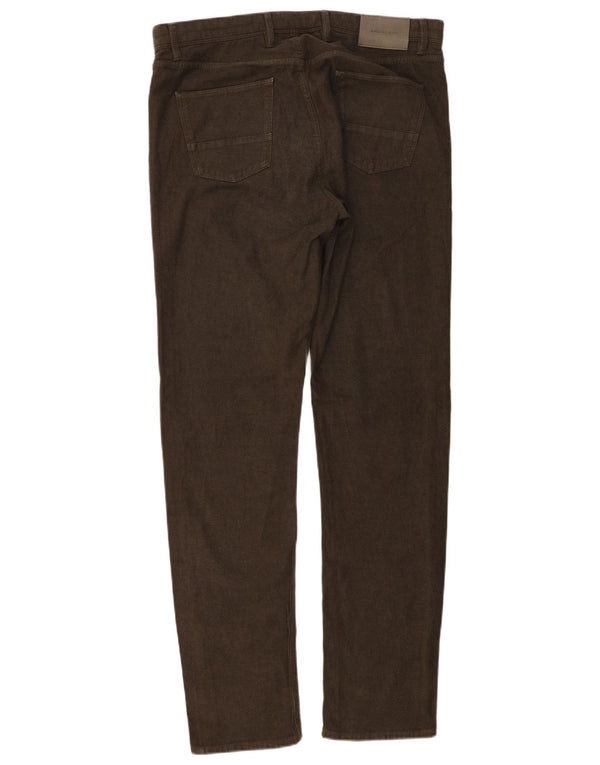 Мужские повседневные брюки приталенного кроя Massimo Dutti EU 42, большие W32 L32, зеленые