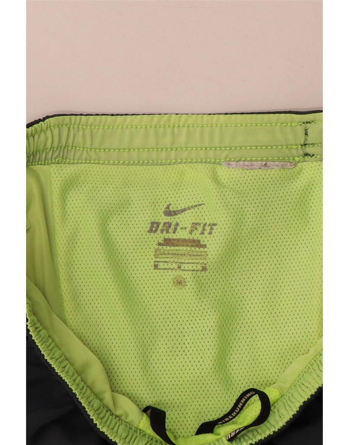 Мужские спортивные шорты Nike Dri Fit среднего серого цвета с цветными блоками