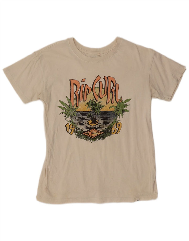 Мужская футболка с рисунком Rip Curl Top 2XS Off White