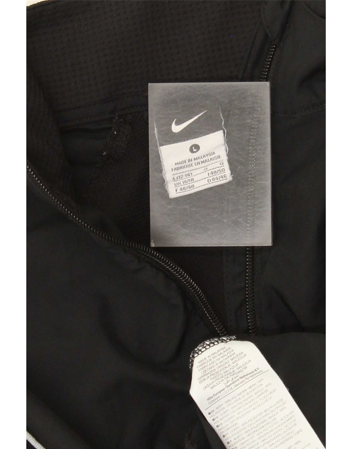 Женская спортивная куртка Nike UK 16/18, большой черный полиэстер