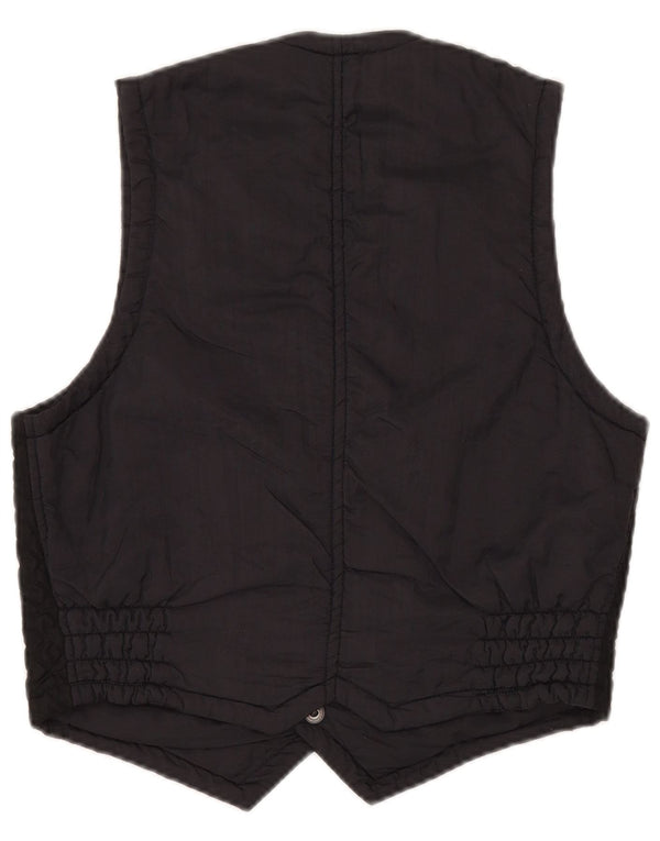 Женский жилет Post Card By Dario Talenti UK 12, средний черный с цветочным принтом