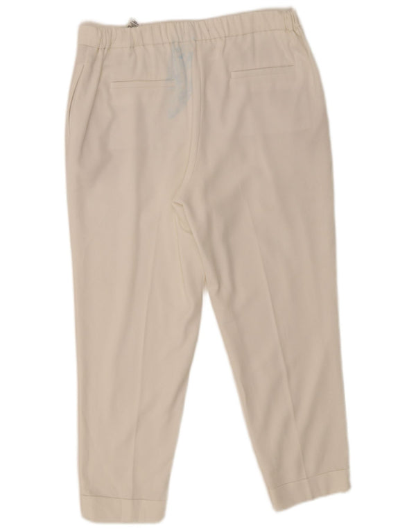 Женские брюки чинос Marks & Spencer UK 14, большие W32 L25, белые