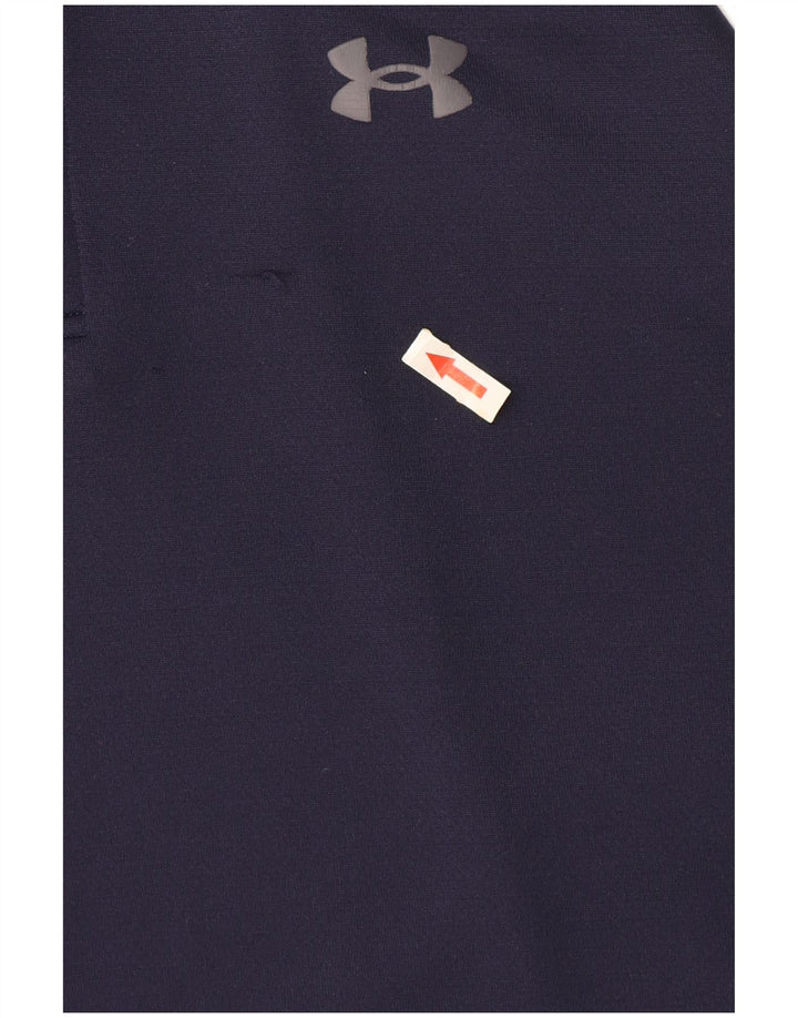 Мужская рубашка-поло Under Armour XL, темно-синяя, полиэстер