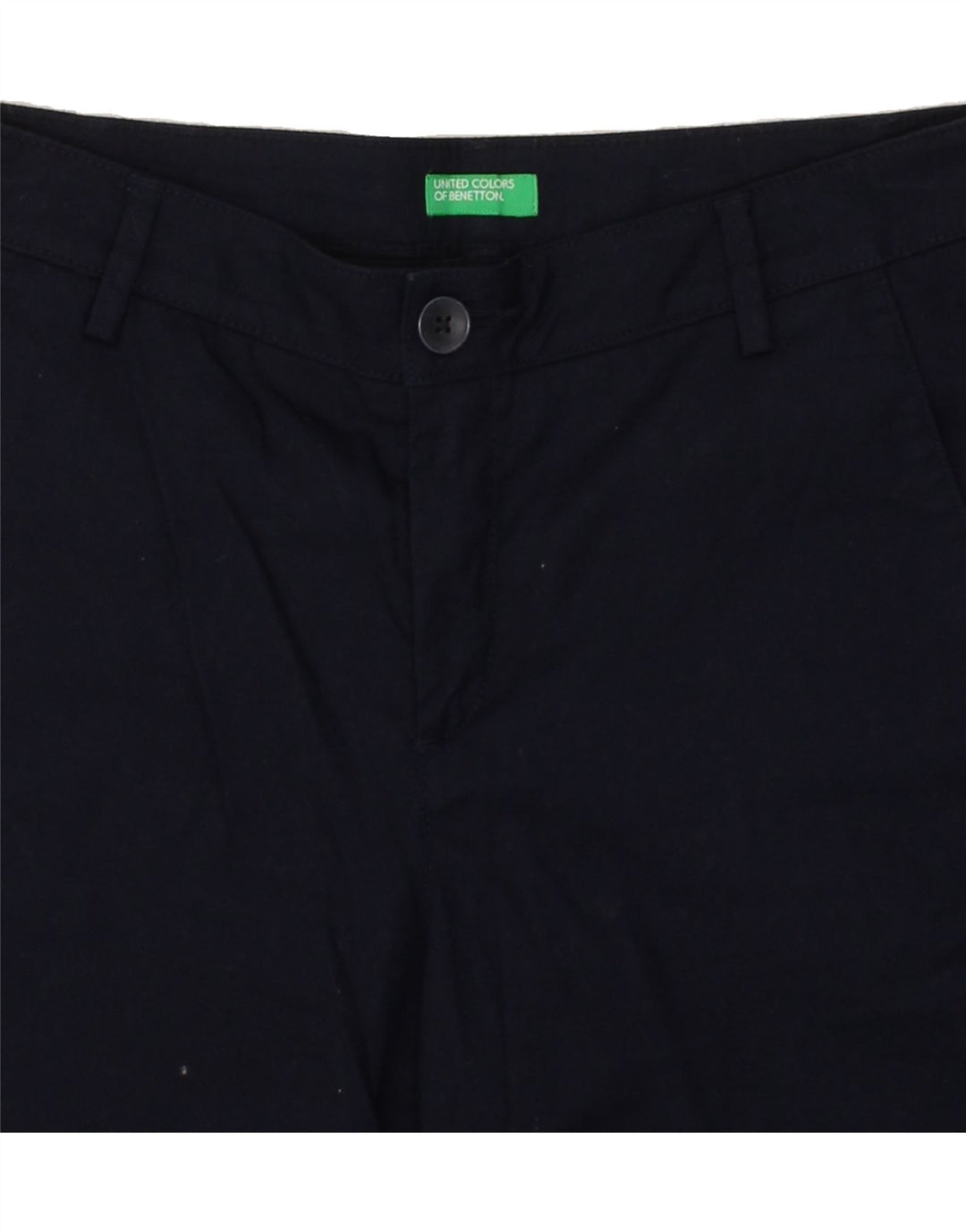 BENETTON Womens Chino Shorts W30 Medium Navy Blue Vintage Benetton and Second-Hand Benetton from Messina Hembry 