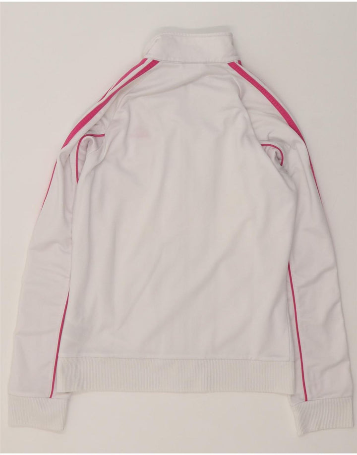 Женский спортивный костюм Adidas Top Jacket UK 12, средний белый полиэстер с цветными блоками