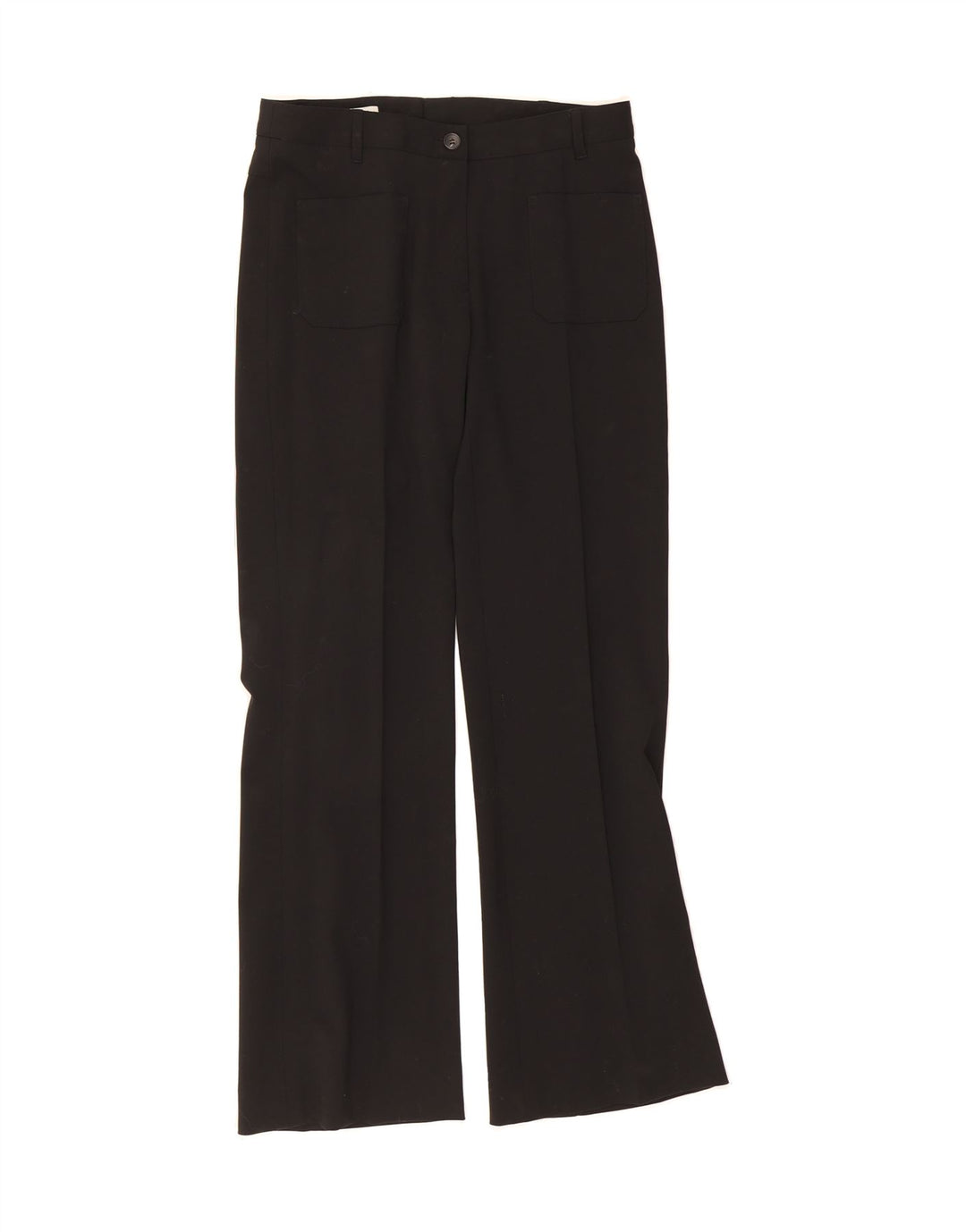 RENE LEZARD Womens Bootcut Casual Trousers EU 36 Small W27 L31 Grey Wool Vintage Rene Lezard and Second-Hand Rene Lezard from Messina Hembry 