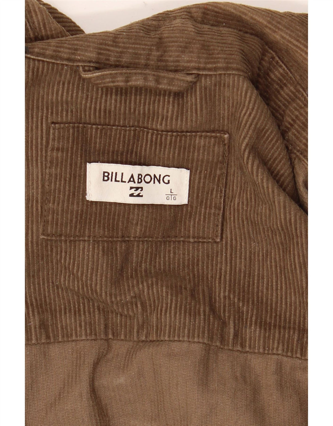 Мужская вельветовая куртка Billabong UK 40, большая коричневая
