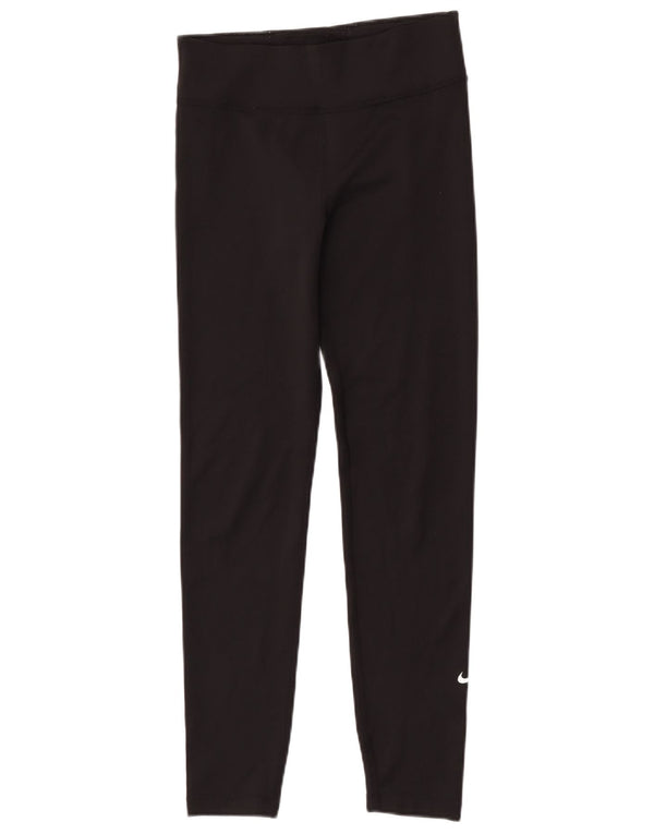 Леггинсы Nike для девочек Dri Fit 13–14 лет XL, черный полиэстер