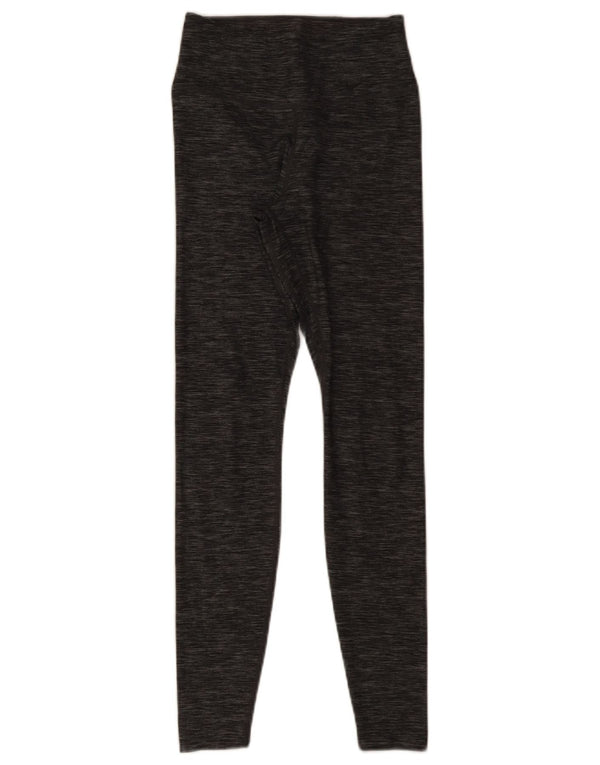 Женские леггинсы Nike Dri Fit UK 4 XS, серый полиэстер с крапинками