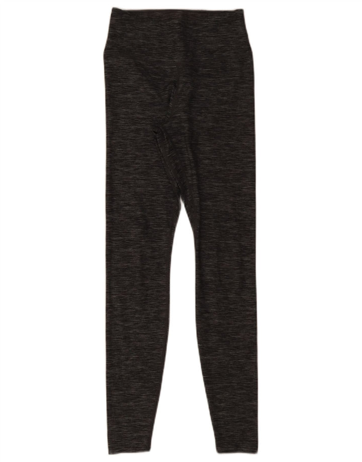 Женские леггинсы Nike Dri Fit UK 4 XS, серый полиэстер с крапинками