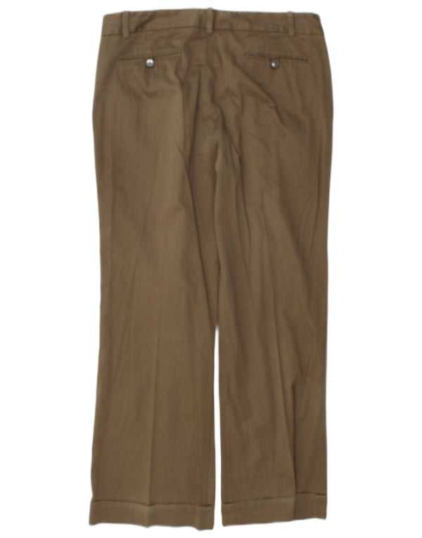 Женские брюки чинос свободного кроя Zara EU 40 Medium W30 L29, зеленый хлопок