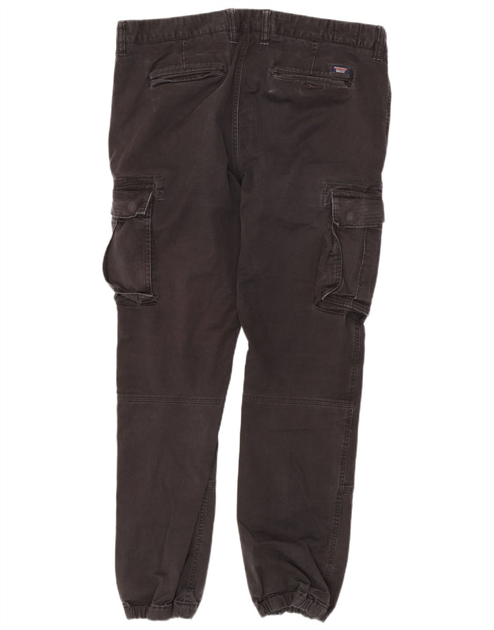 Мужские брюки-карго Superdry Joggers W36 L30, черный хлопок