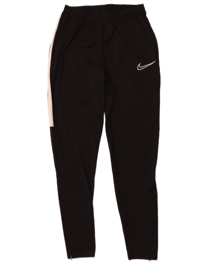 Мужские спортивные брюки NIKE Dri Fit, маленькие черные полиэстер с цветными блоками