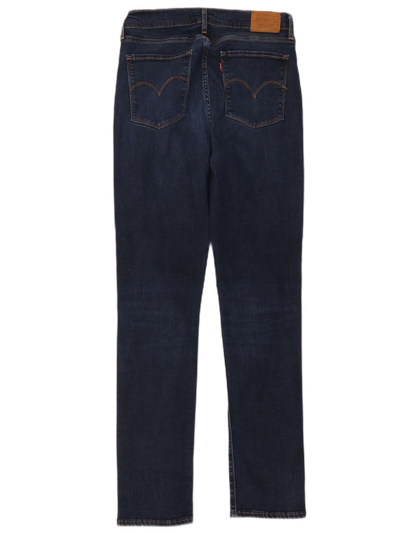 Женские прямые джинсы Levi's 724 с высокой посадкой W30 L32 Темно-синие из лиоцелла