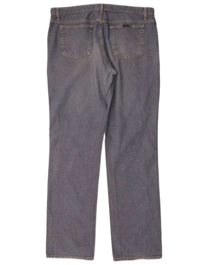 Мужские прямые джинсы Trussardi W38 L36 синие, хлопок