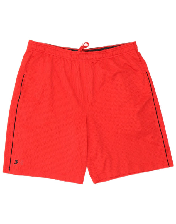 Мужские спортивные шорты свободного покроя Under Armour Heat Gear XL, красный полиэстер