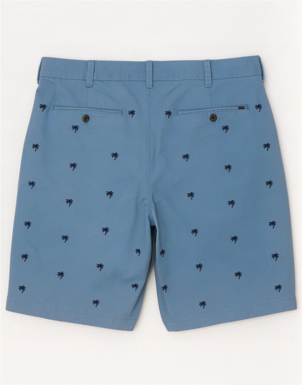 Мужские гавайские шорты чинос Marks & Spencer W38 XL, синие, хлопок