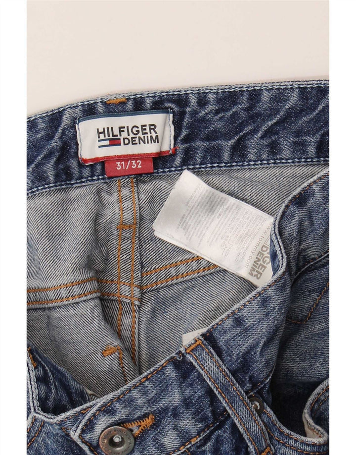 Мужские прямые джинсы Tommy Hilfiger W31 L32, синий хлопок