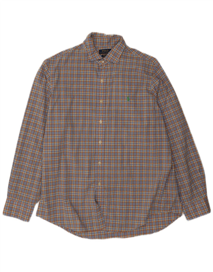 Мужская рубашка Polo Ralph Lauren XL в разноцветную клетку, хлопок