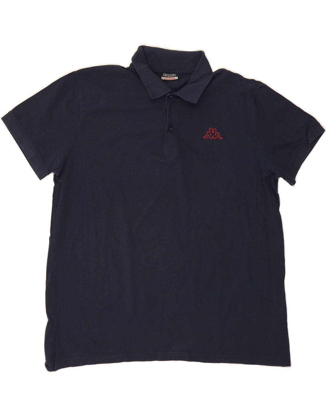 KAPPA Mens Polo Shirt 2XL Navy Blue Cotton Vintage Kappa and Second-Hand Kappa from Messina Hembry 