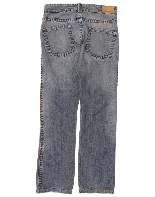 Женские прямые джинсы Calvin Klein W32 L31 синие