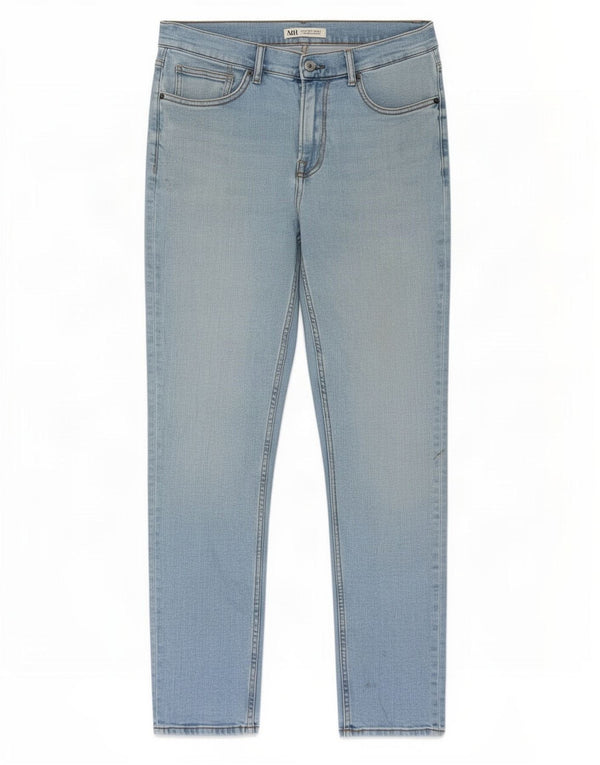 Джинсы мужские узкие Zara EU 42 большие W32 L30 синие