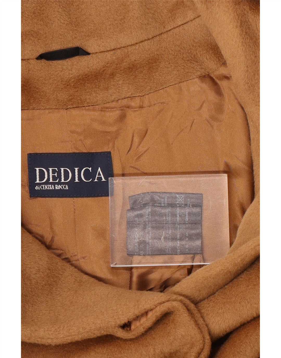 Винтажное женское пальто IT 43 Medium Brown Wool