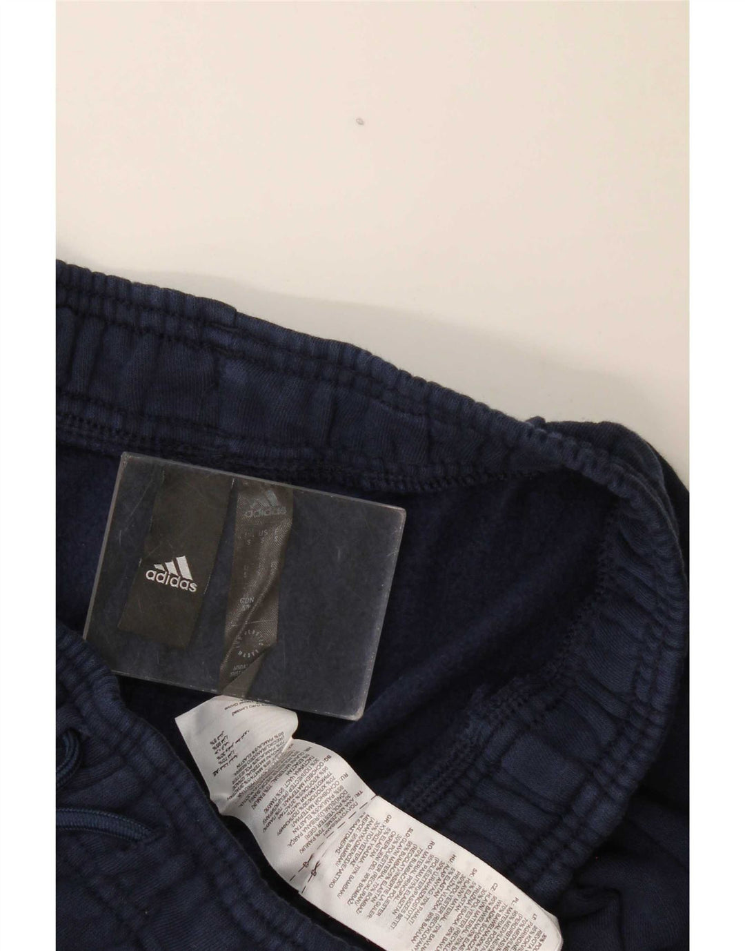 Adidas Мужские спортивные брюки Джоггеры Маленькие темно-синие полиэстер