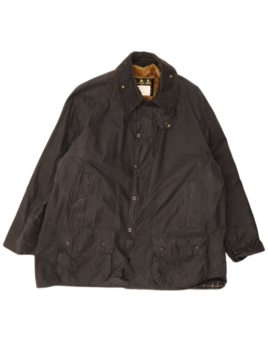 Мужская куртка Barbour из вощеного хлопка EU 50, средний черный