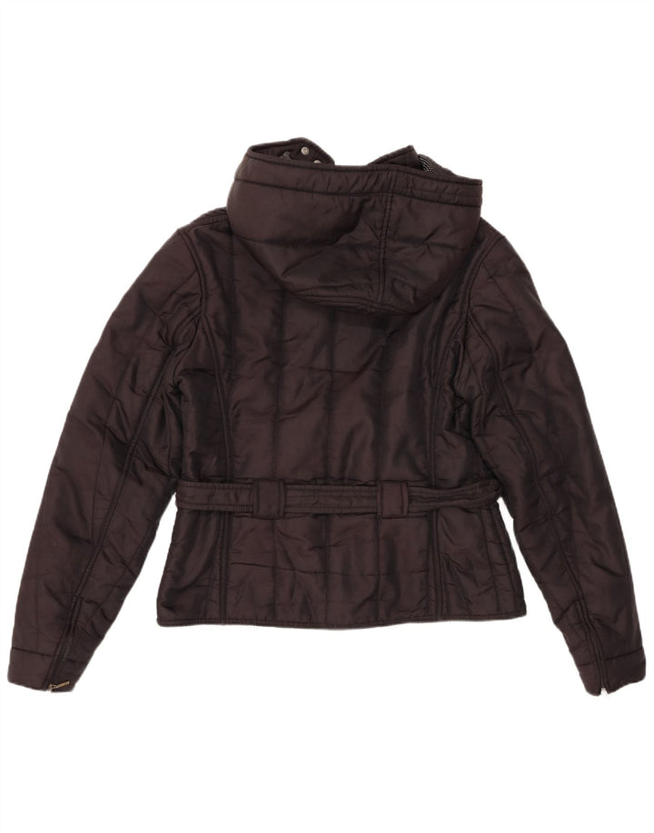 Женская ветровка Refrigiwear с капюшоном UK 16, большая, черная, полиамид