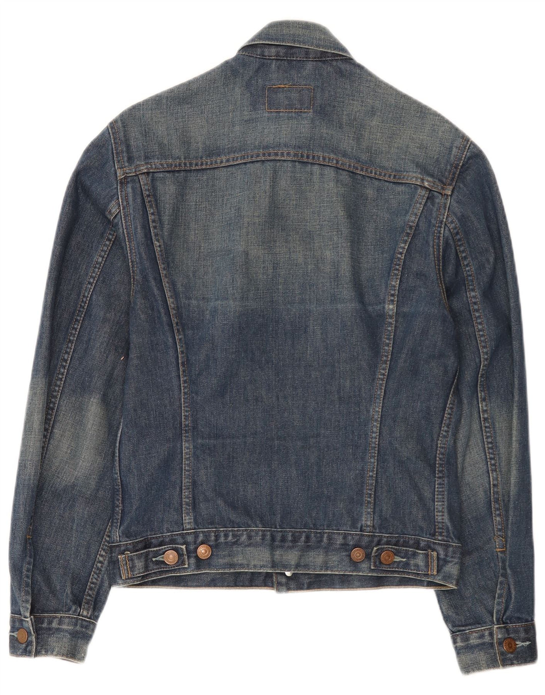Джинсовая куртка Levi's для мальчиков 11-12 лет, средний синий хлопок, хлопковая ткань