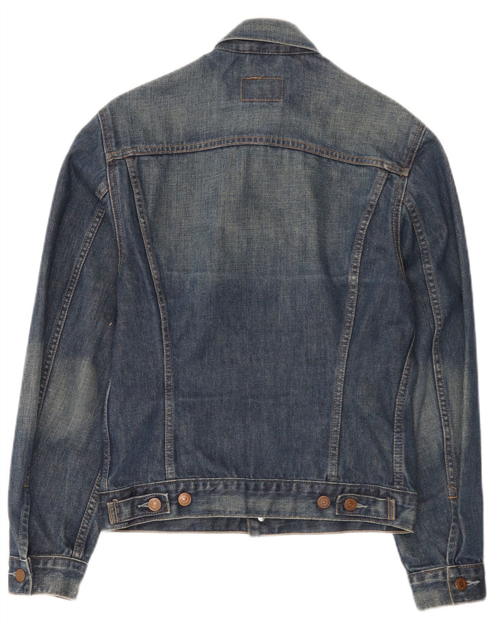 Джинсовая куртка Levi's для мальчиков 11-12 лет, средний синий хлопок, хлопковая ткань