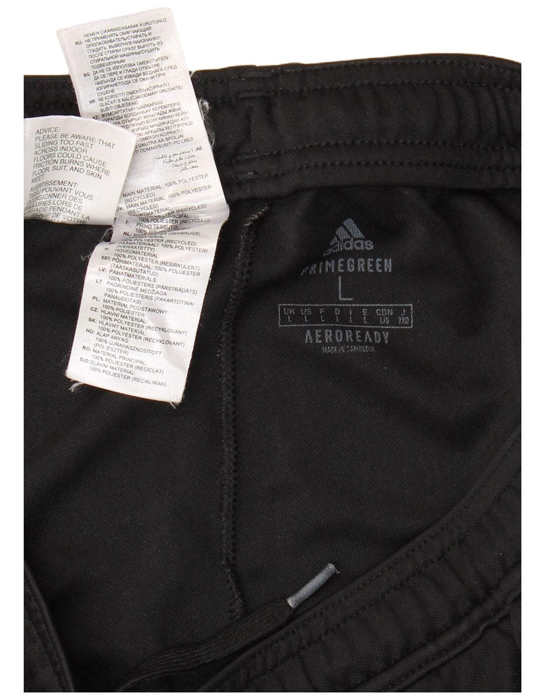 Мужские спортивные брюки Adidas Aeroready, большие черные полиэстеровые брюки