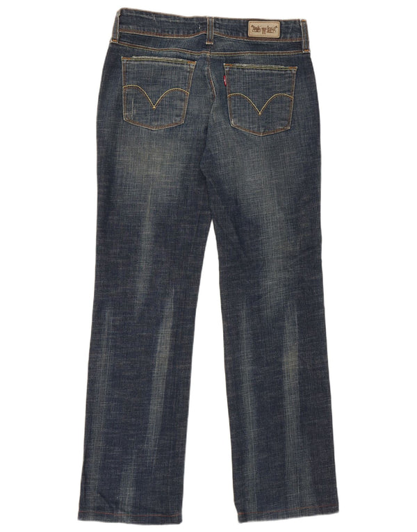 Женские прямые джинсы Levi's 570 W32 L29 темно-синие, хлопок