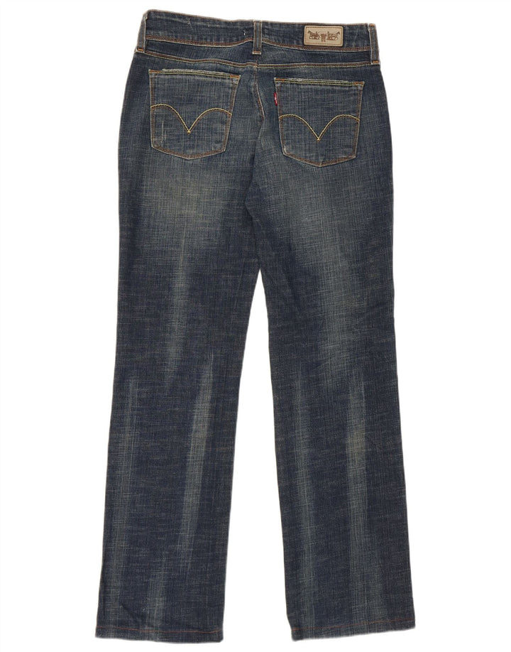 Женские прямые джинсы Levi's 570 W32 L29 темно-синие, хлопок