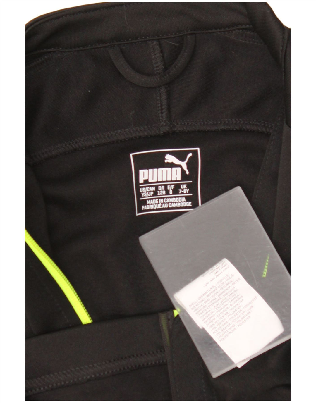 Спортивный костюм PUMA для мальчиков, верхняя куртка 7-8 лет, черный полиэстер