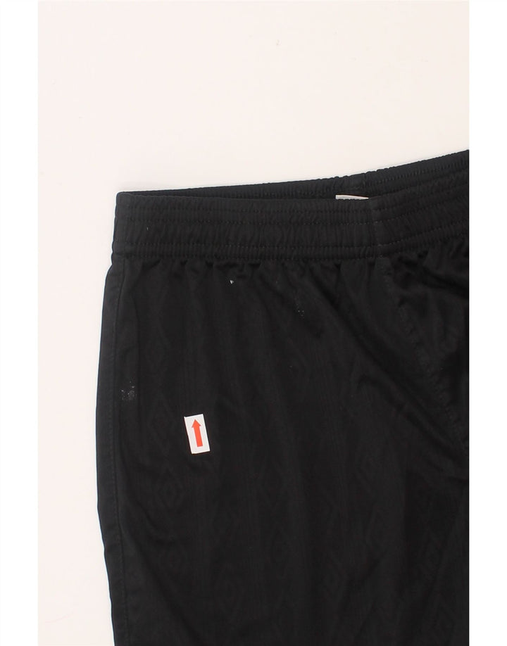UMBRO Boys Graphic Sport Shorts 11-12 Years Medium Black Polyester Vintage Umbro and Second-Hand Umbro from Messina Hembry 