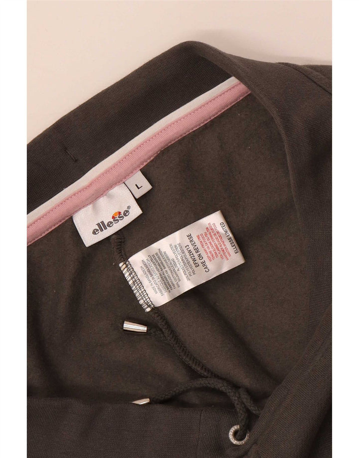 Женские спортивные брюки Ellesse UK 14, большие серые, хлопок