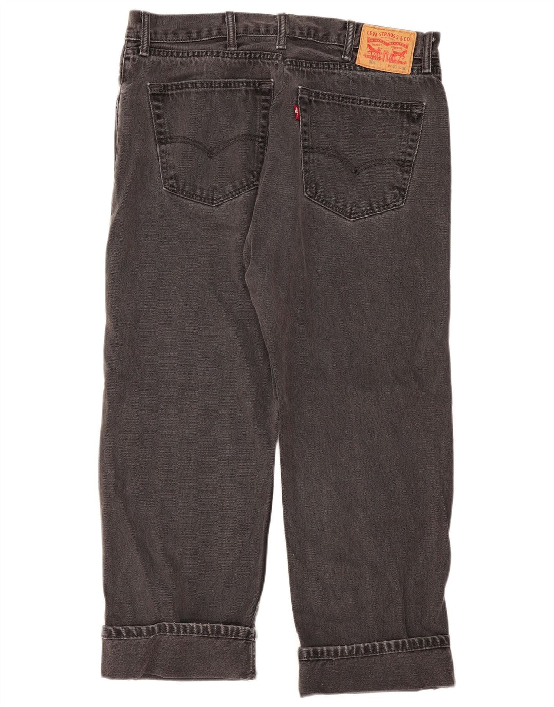 Женские прямые джинсы Levi's 505 W40 L26, серый хлопок