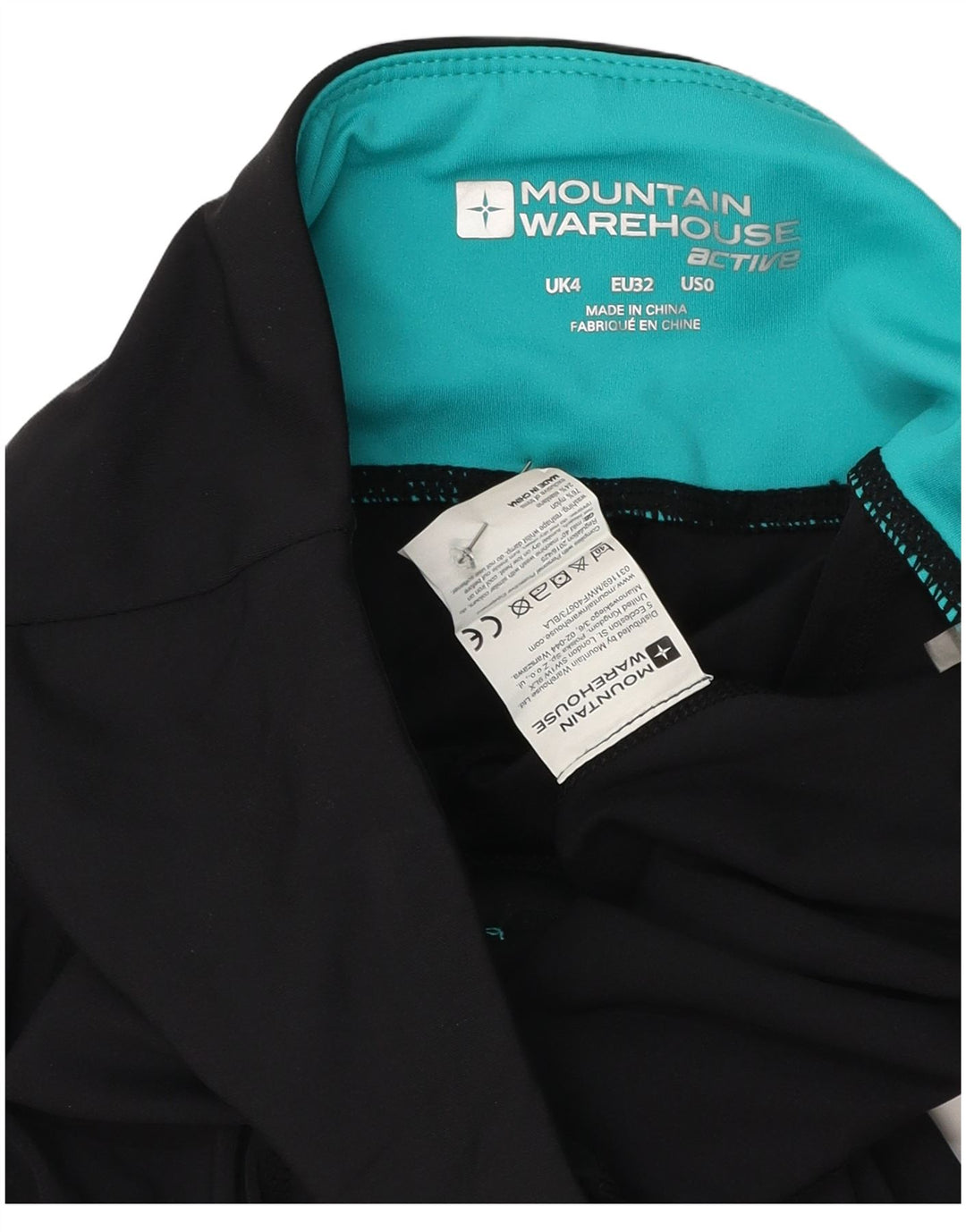 Женские леггинсы Mountain Warehouse UK 4 XS, черный нейлон