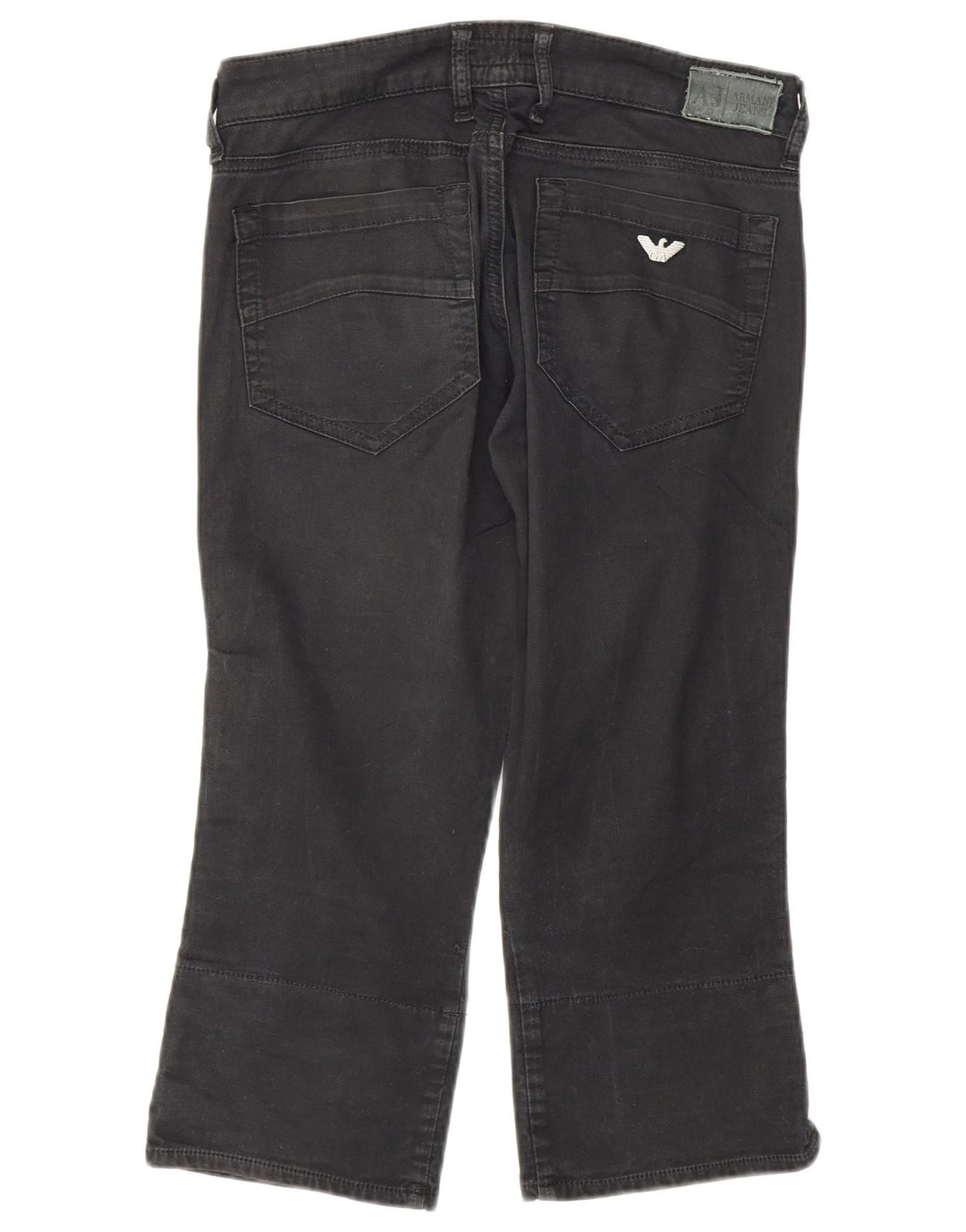 Женские капри Armani W27 L20 Серые хлопковые