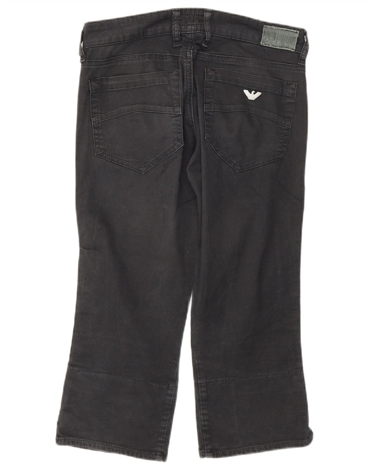 Женские капри Armani W27 L20 Серые хлопковые