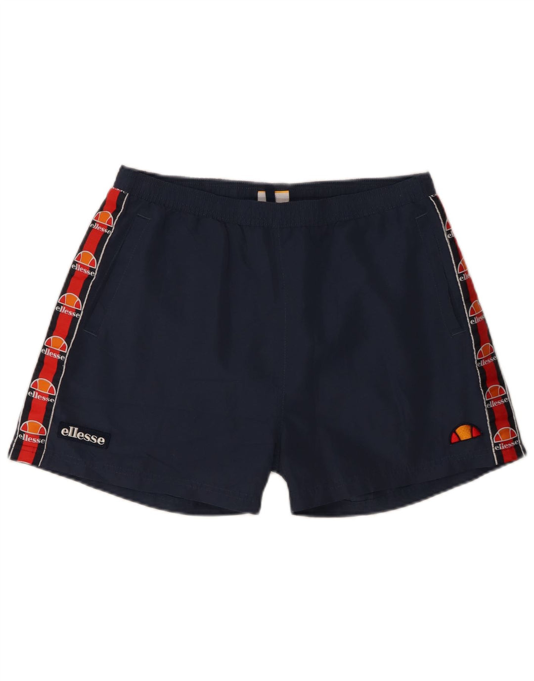 Мужские шорты для плавания Ellesse с рисунком, средние, темно-синие, с цветными блоками