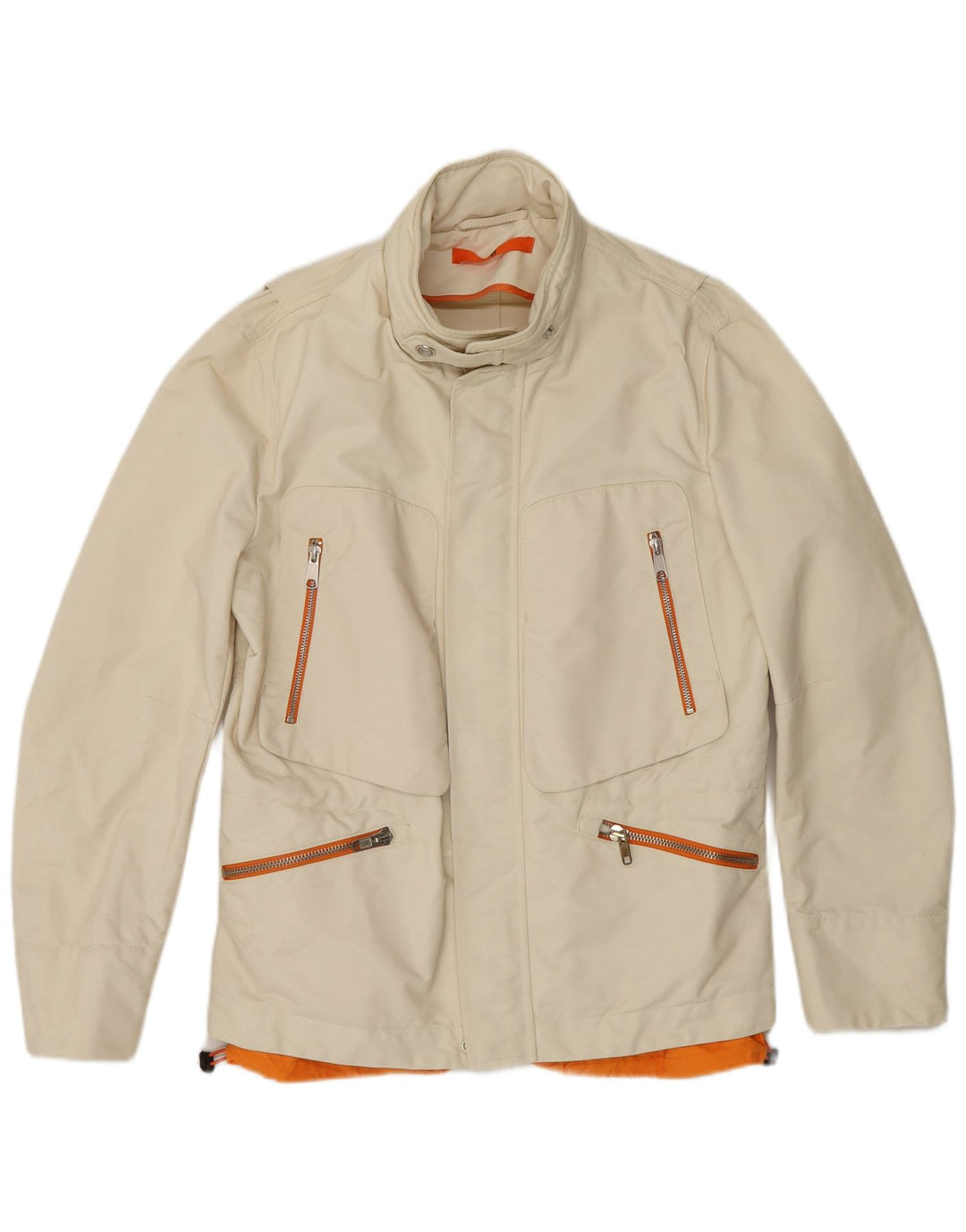 Dondup Мужская куртка с капюшоном IT 50 Large Off White Полиамид