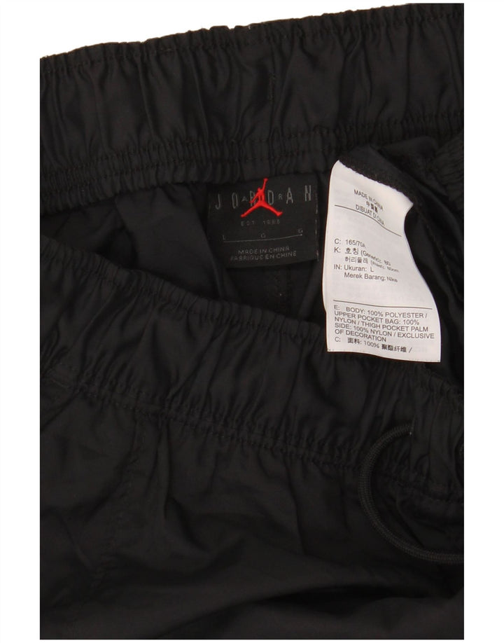 Мужские спортивные брюки-карго JORDAN, брюки для бега, большой черный полиэстер
