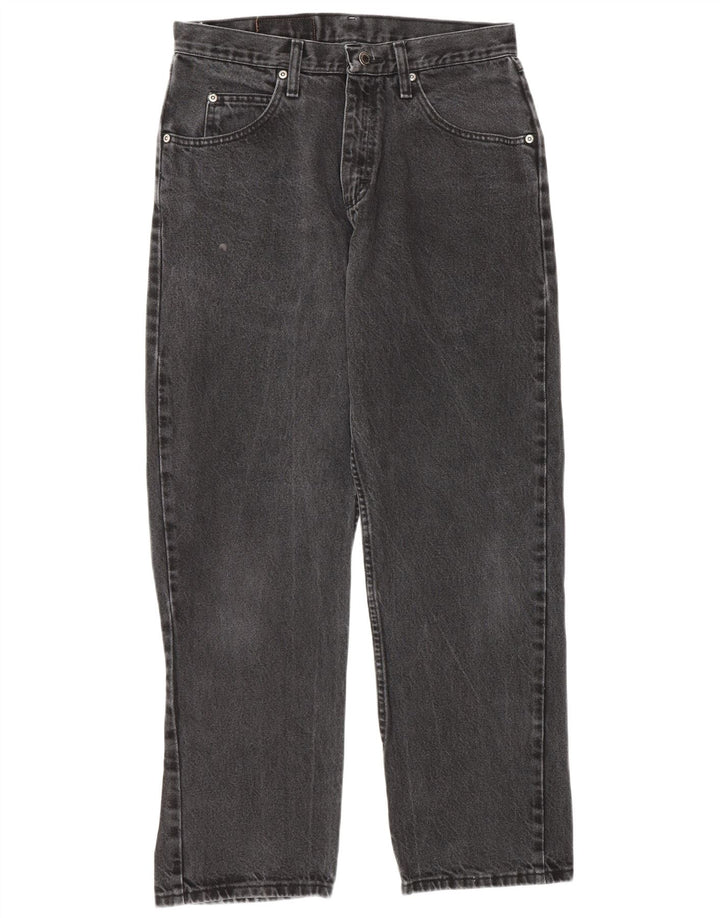 Мужские прямые джинсы Wrangler W31 L30, серый хлопок