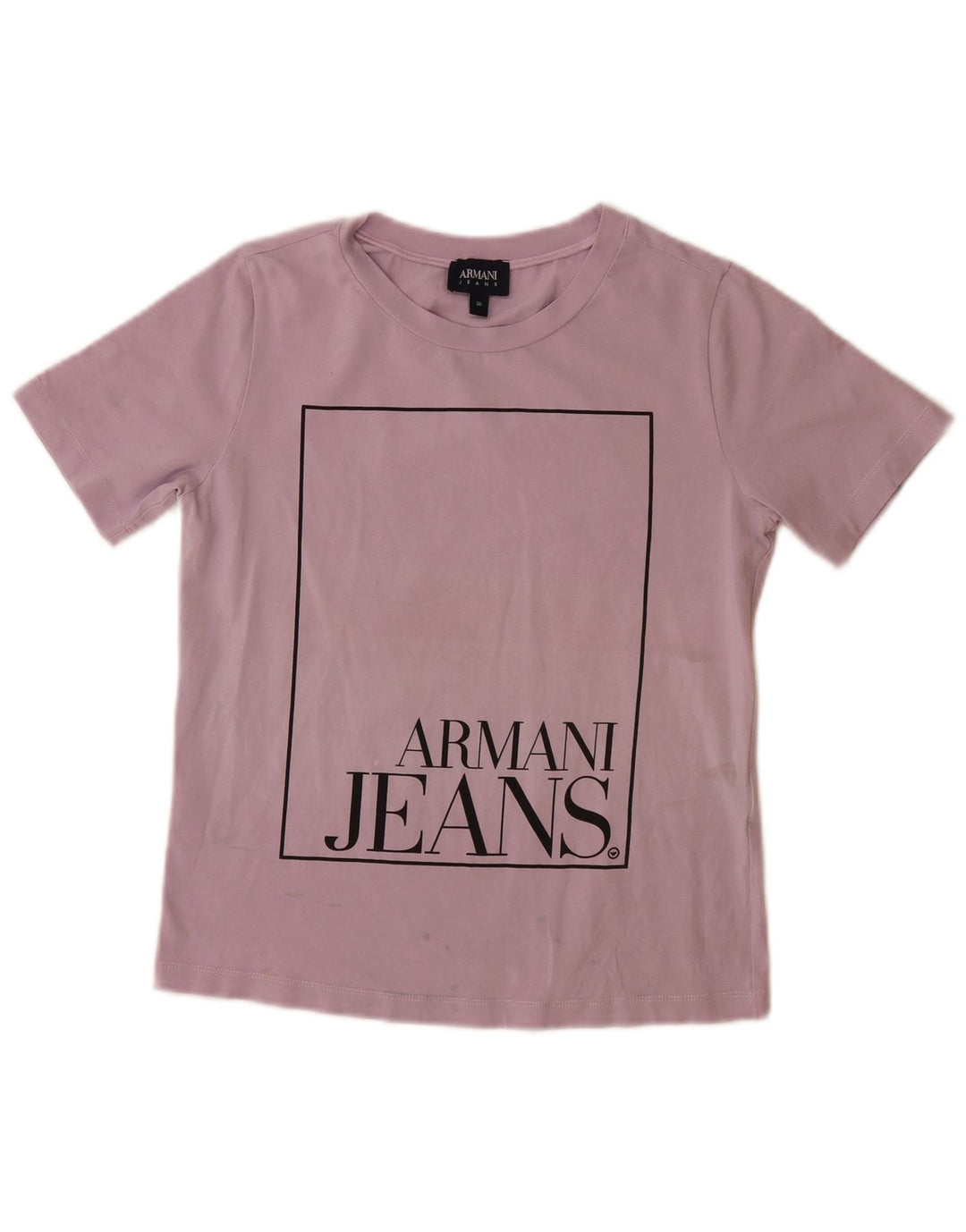 ARMANI JEANS Женская футболка с рисунком Top EU 36 Small Purple