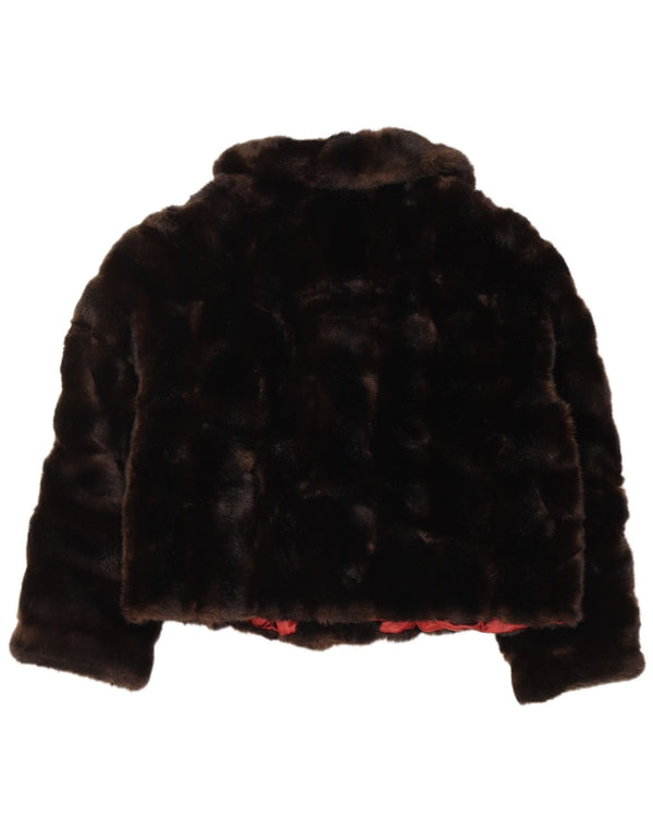 TISSAVEL Женская куртка из искусственного меха UK 18 XL Коричневый полиакрил