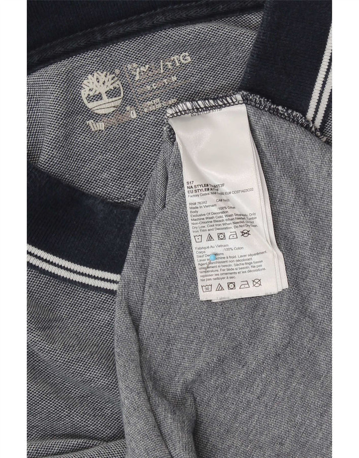 Мужская рубашка-поло Timberland 2XL, синяя, хлопок